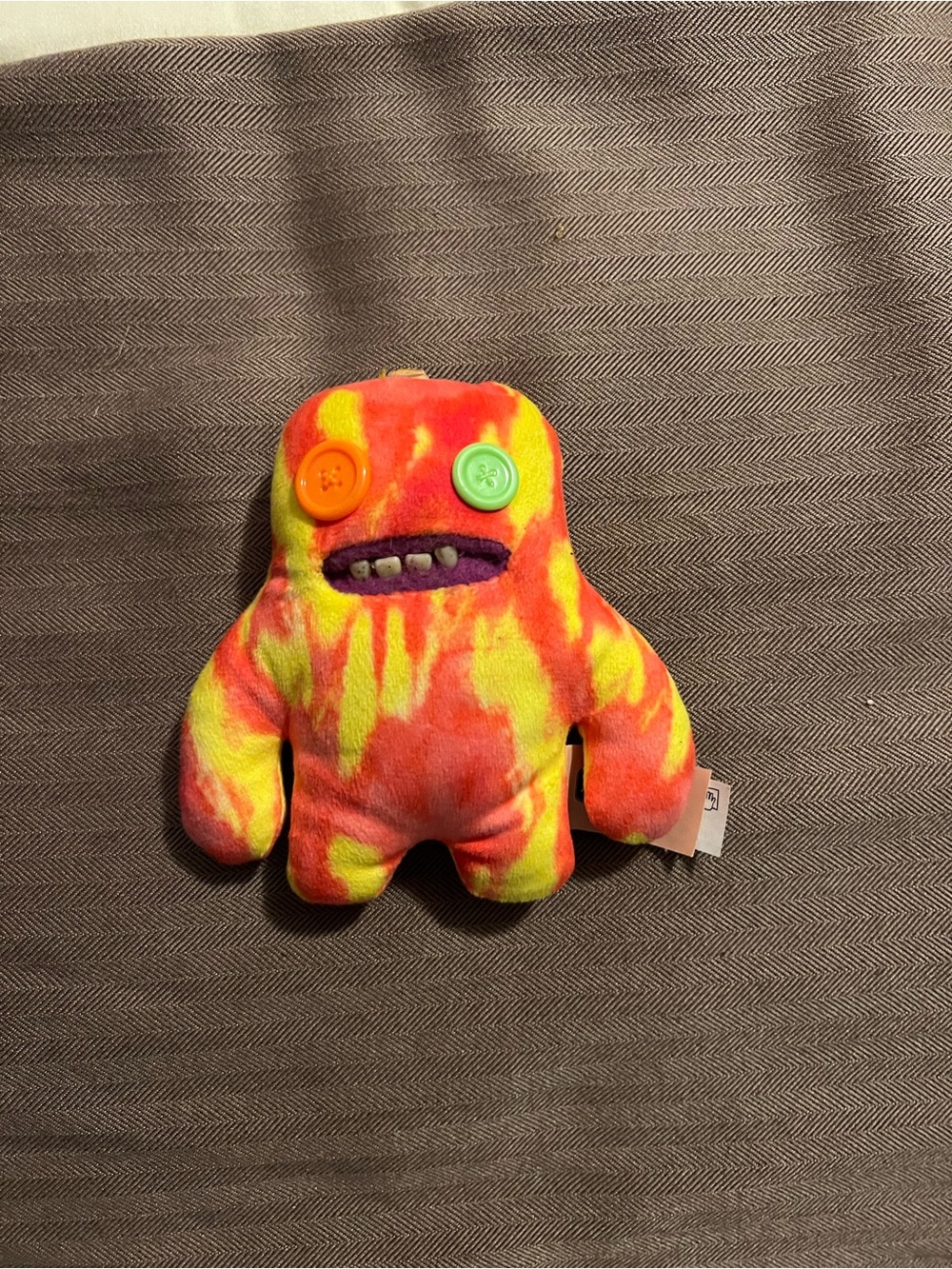 Spin Master Zuru Fuggler Plush Collectible Tie Dye Red Yellow